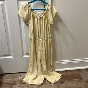 Girls yellow jumpsuit